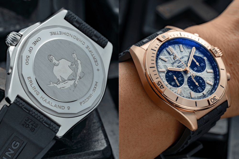 Breitling x 夏蘭特|新錶實拍:Chronomat隕石雙雄 限量聯乘腕錶