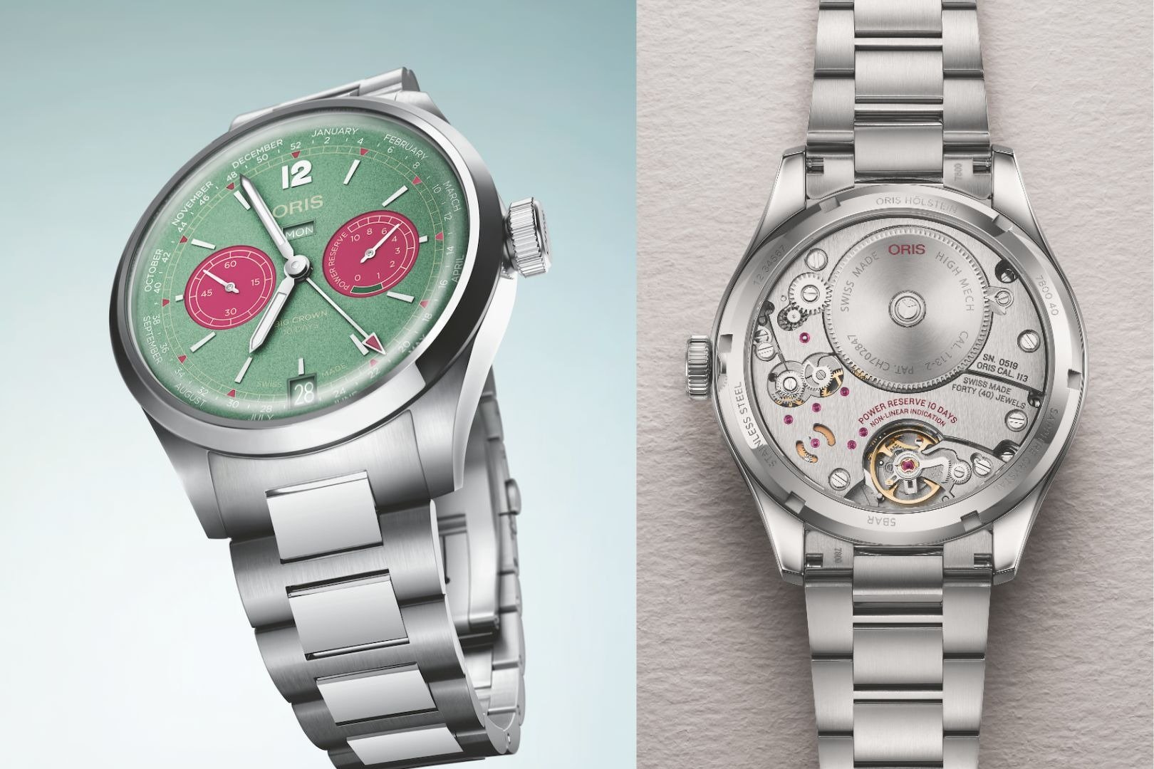 GWD 2025:Oris|薄荷粉紅十日鍊