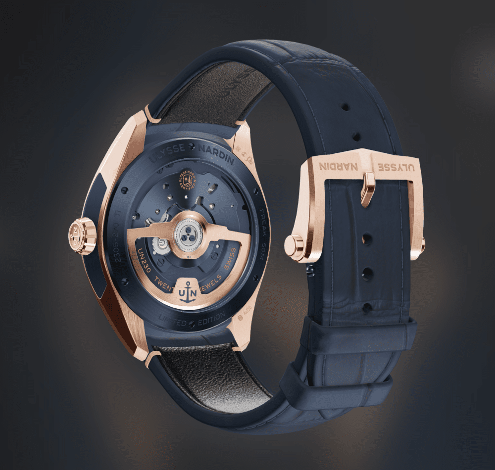 Ulysse Nardin｜Freak [X Gold Enamel] 藍金琺瑯共舞