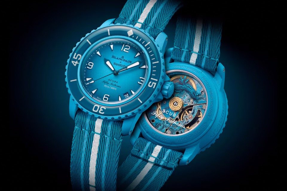 Swatch x Blancpain | Scuba Fifty Fathoms "Blue Lagoon"  鮮豔Tiffany Blue色