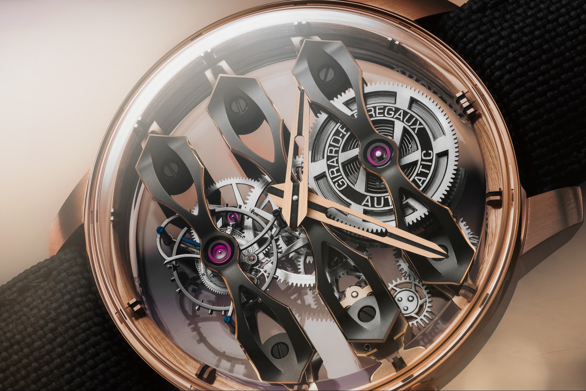 Geneva Watch Days 2024新錶｜Girard-Perregaux Tourbillion with Three Flying Bridges華麗升級