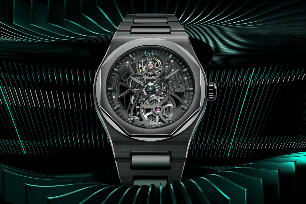 Girard-Perregaux|黑魂超跑戴上手 Laureato Skeleton Aston Martin Edition