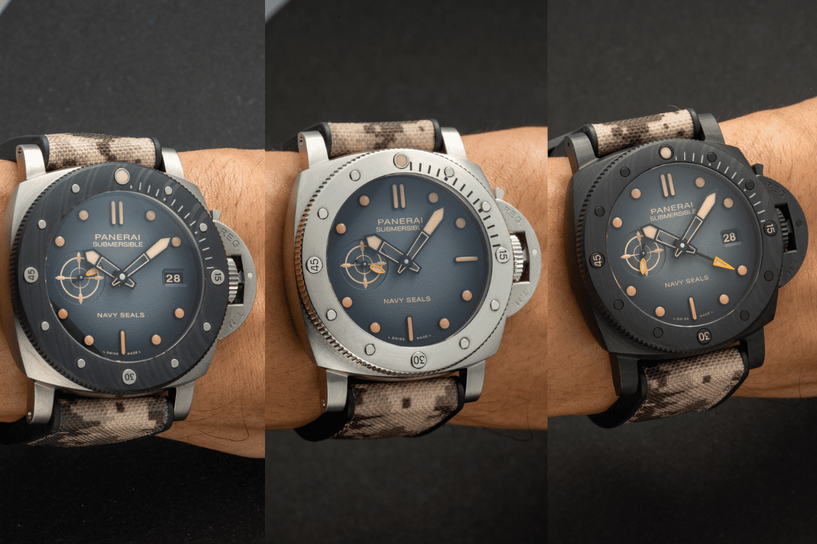 Panerai新錶實拍｜沙漠迷彩Submersible Navy SEALs PAM1518、PAM1513、PAM1669、PAM1521介紹及價錢