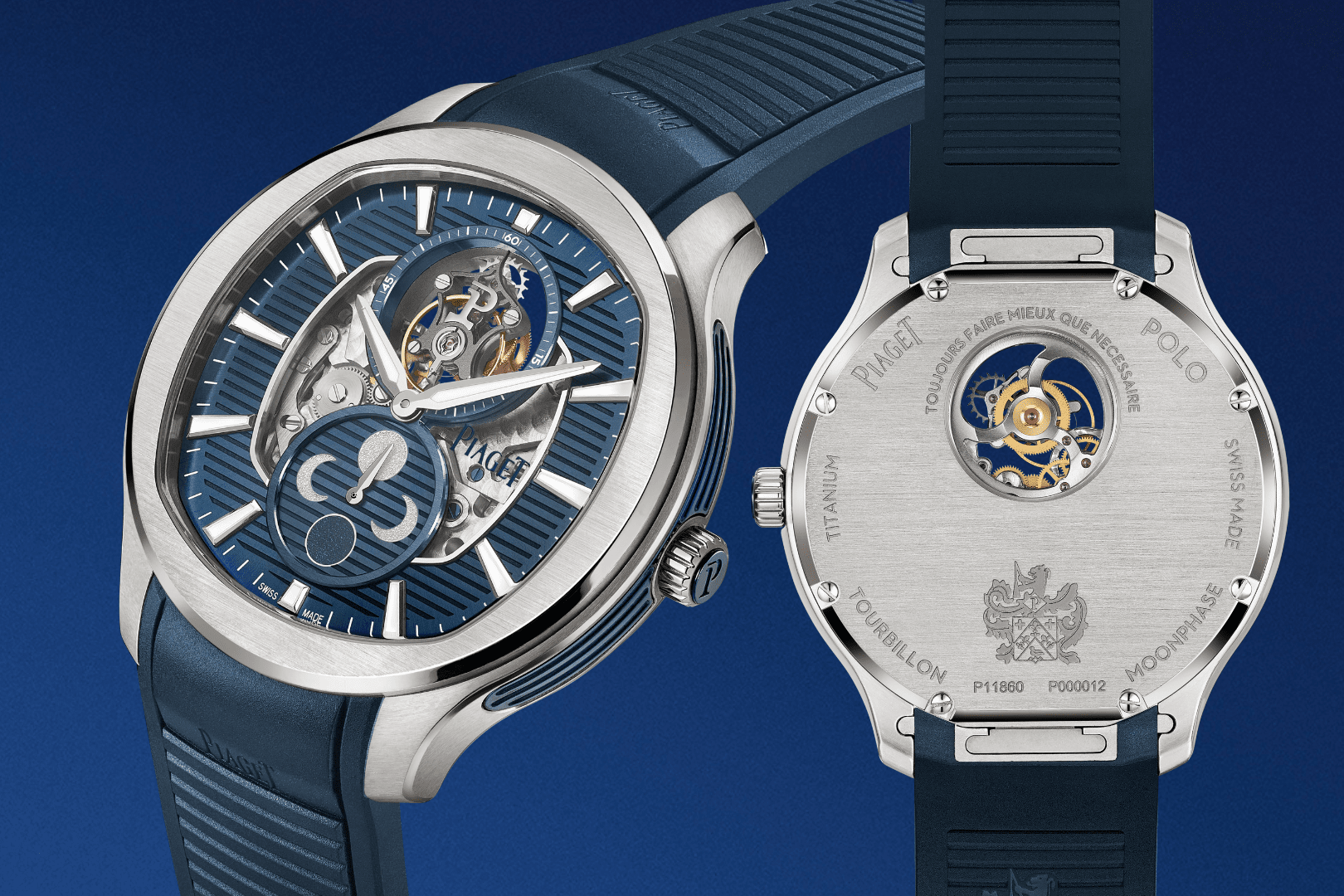 Piaget｜Polo系列功能再升級 Polo Flying Tourbillon Moonphase陀飛輪月相腕錶