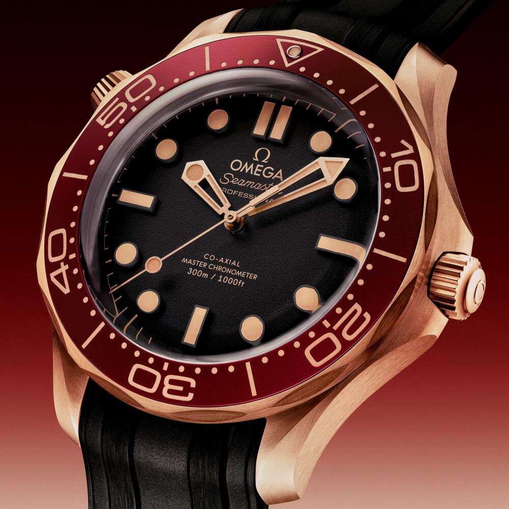 2025年新款潛水錶｜Omega Seamaster Diver 300M in Bronze Gold and Burgundy