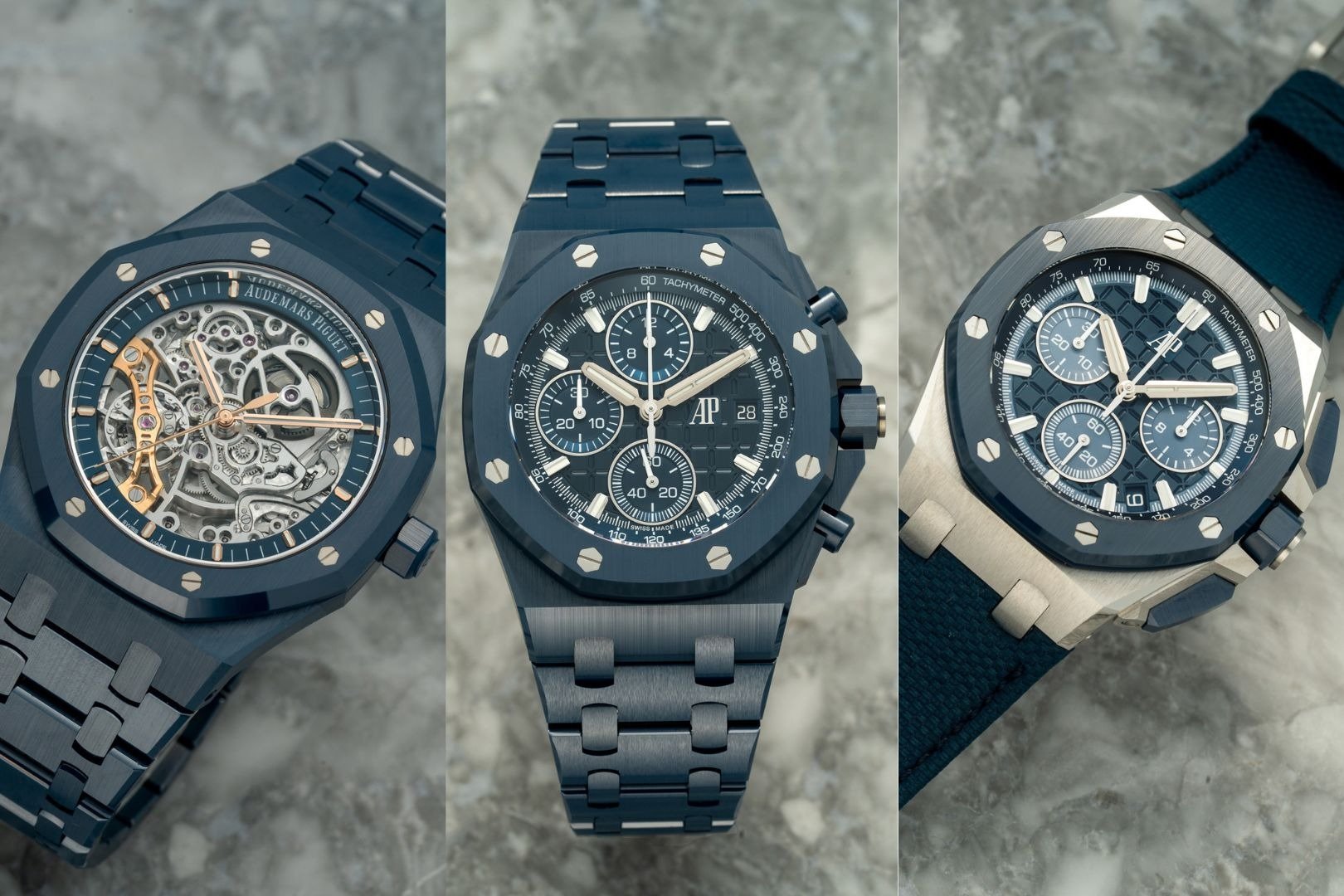 Audemars Piguet|Royal Oak及Royal Oak Offshore雲夜三美藍