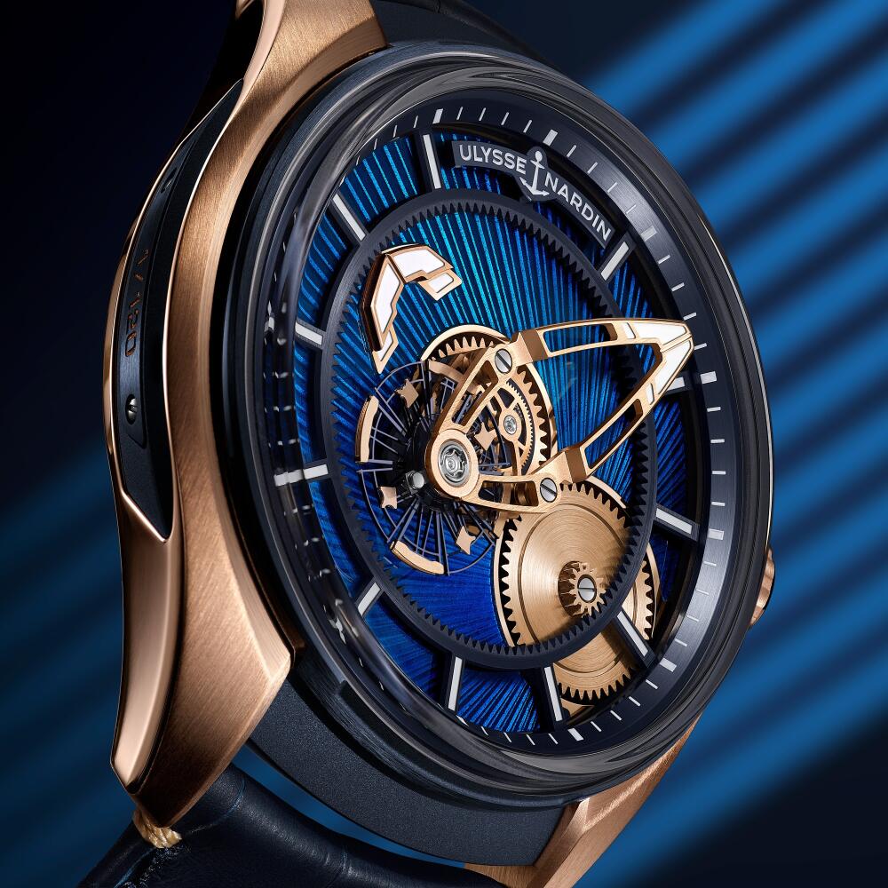 Ulysse Nardin｜Freak [X Gold Enamel] 藍金琺瑯共舞