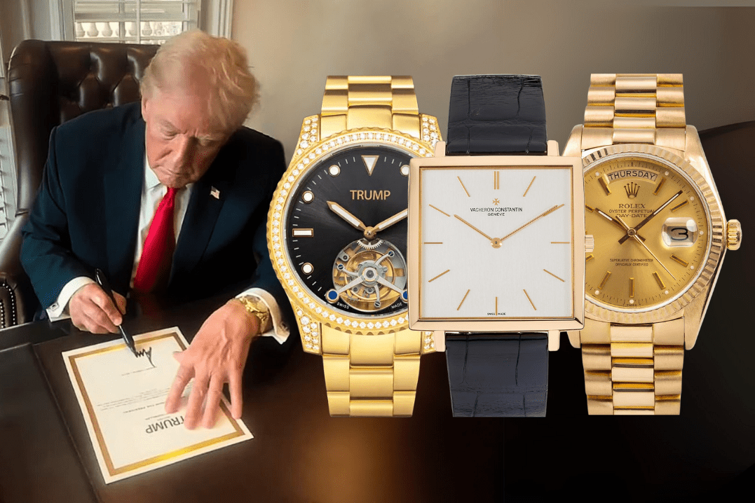 美國總統大選2024｜候選人特朗普Donald Trump戴的7枚腕錶｜Rolex Day-Date、Vacheron Constantin都有