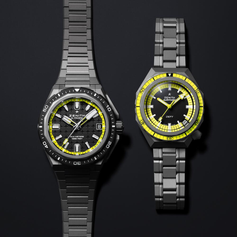 2025年新款潛水錶｜Zenith DEFY Revival Diver Shadow、DEFY Extreme Diver Shadow