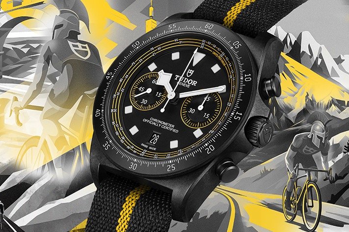 Tudor |Pelagos FXD Chrono Yellow 單車計時錶 換上環法黃色戰衣