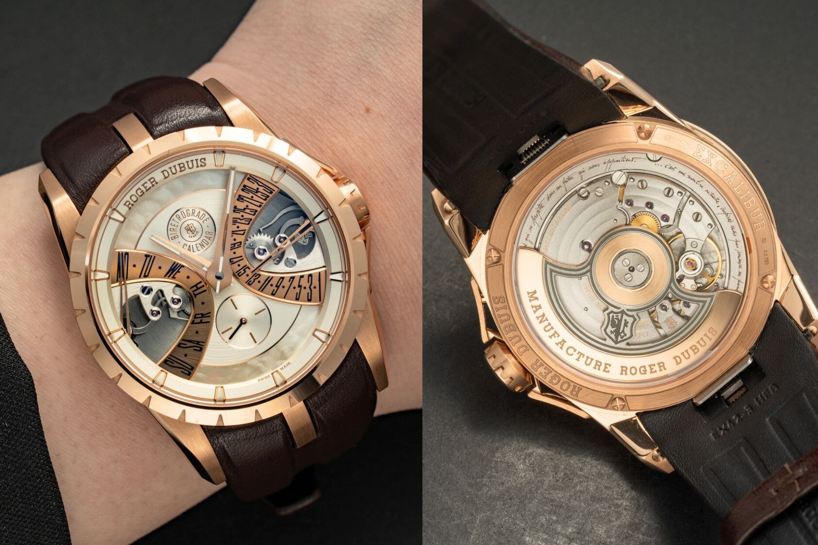 W&W 2025新錶速報!Roger Dubuis Excalibur Biretrograde Calendar 雙飛返日曆