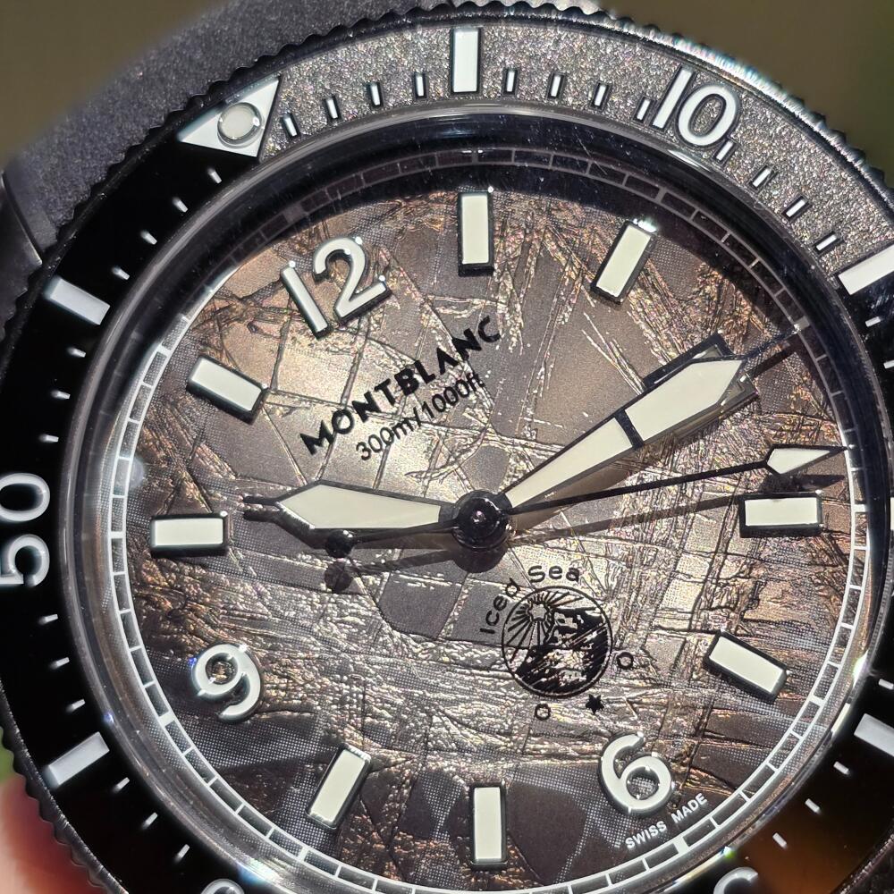 Montblanc Iced Sea Automatic Date 0 Oxygen in Distressed Steel WW25