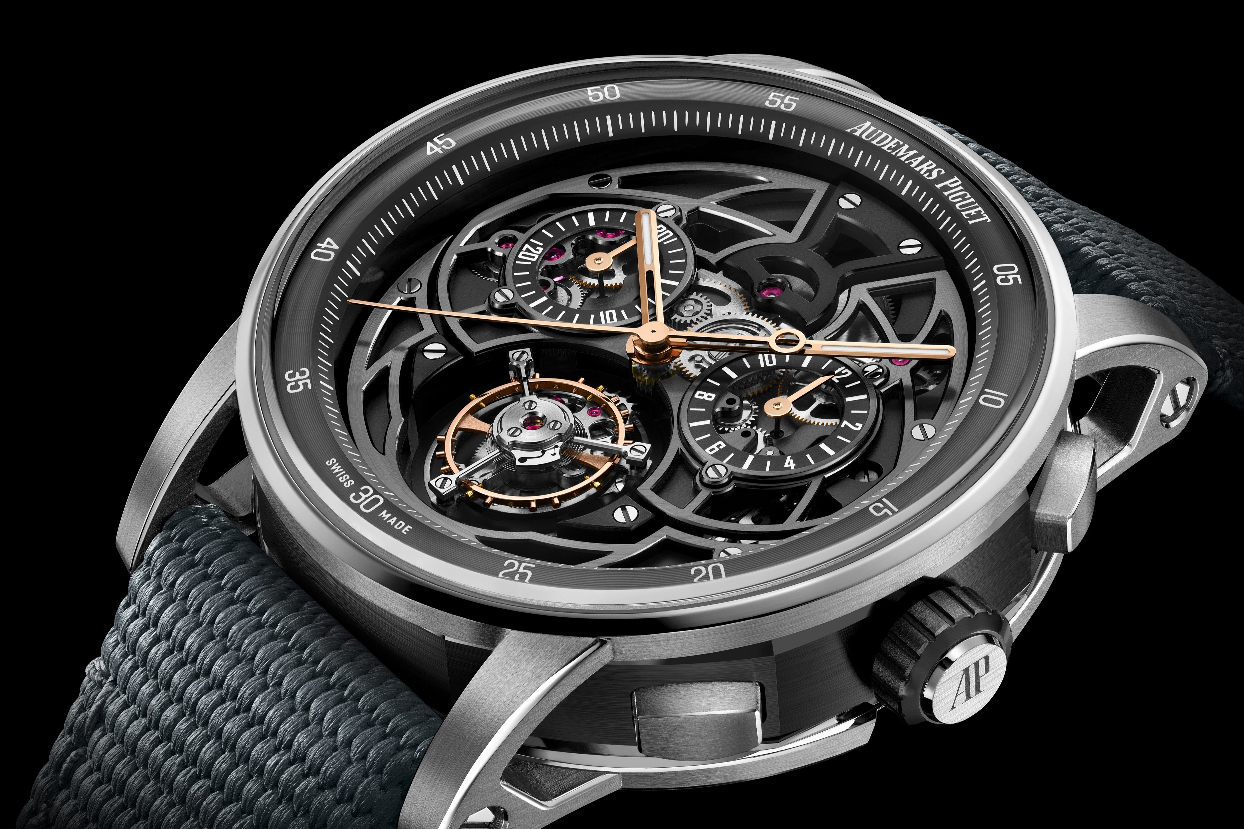 Audemars Piguet｜Code 11.59 Flying Tourbillon Chronograph陀飛輪計時灰黑新成員上陣