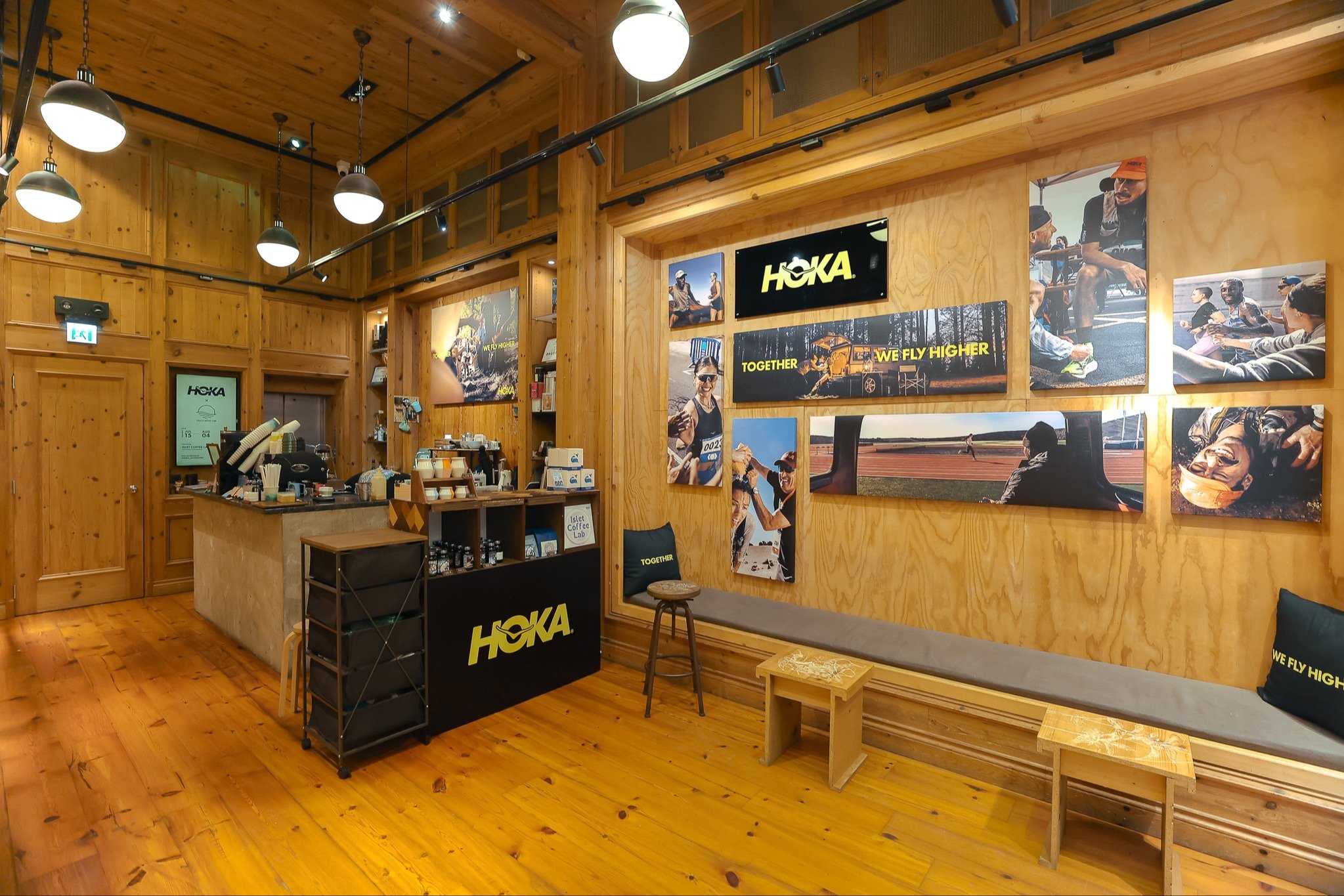 HOKA X Islet Coffee Lab 期間限定主題咖啡店