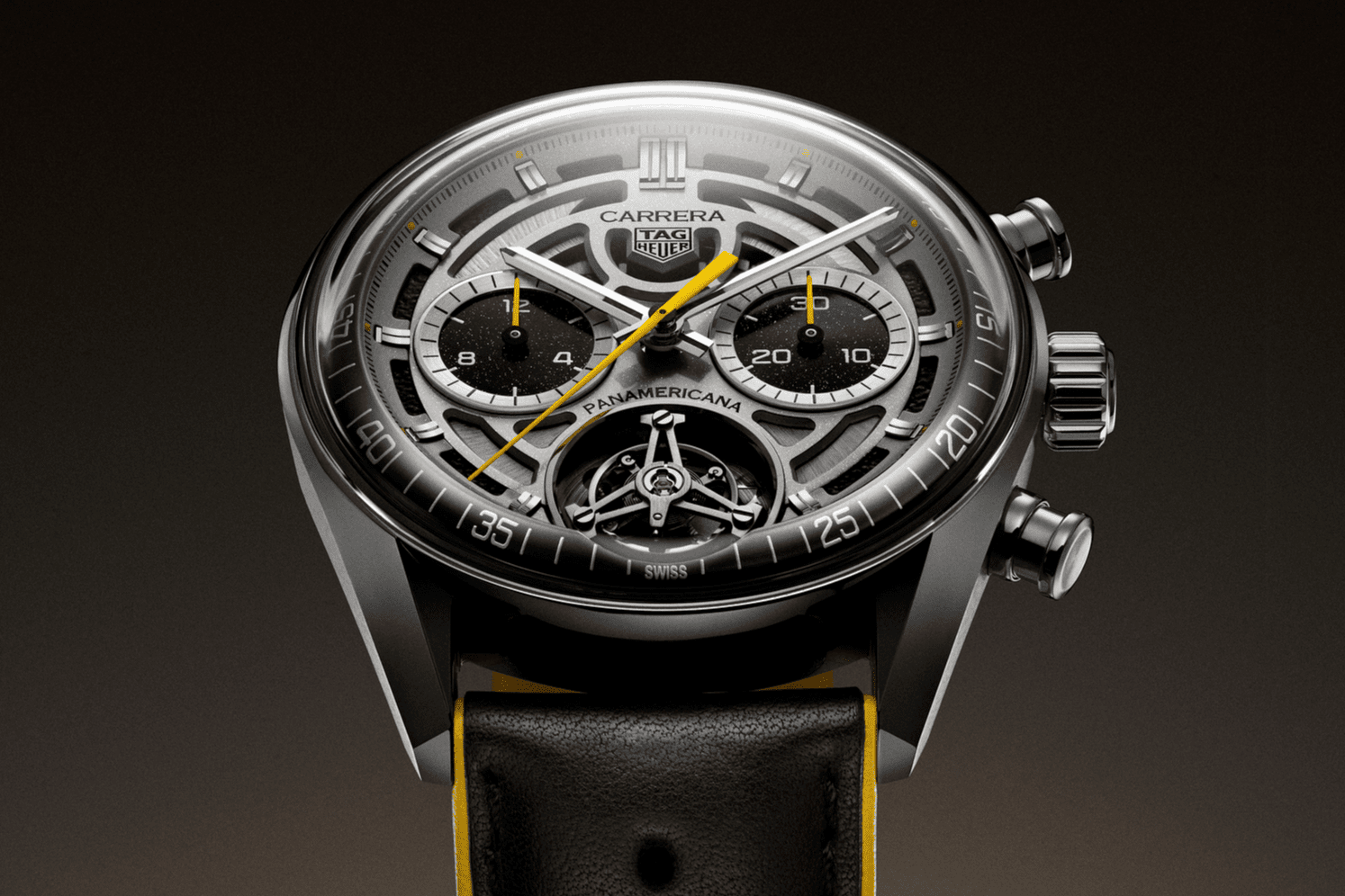 TAG Heuer｜Carrera Chronograph Tourbillon x Porsche Panamericana 保時捷特別版