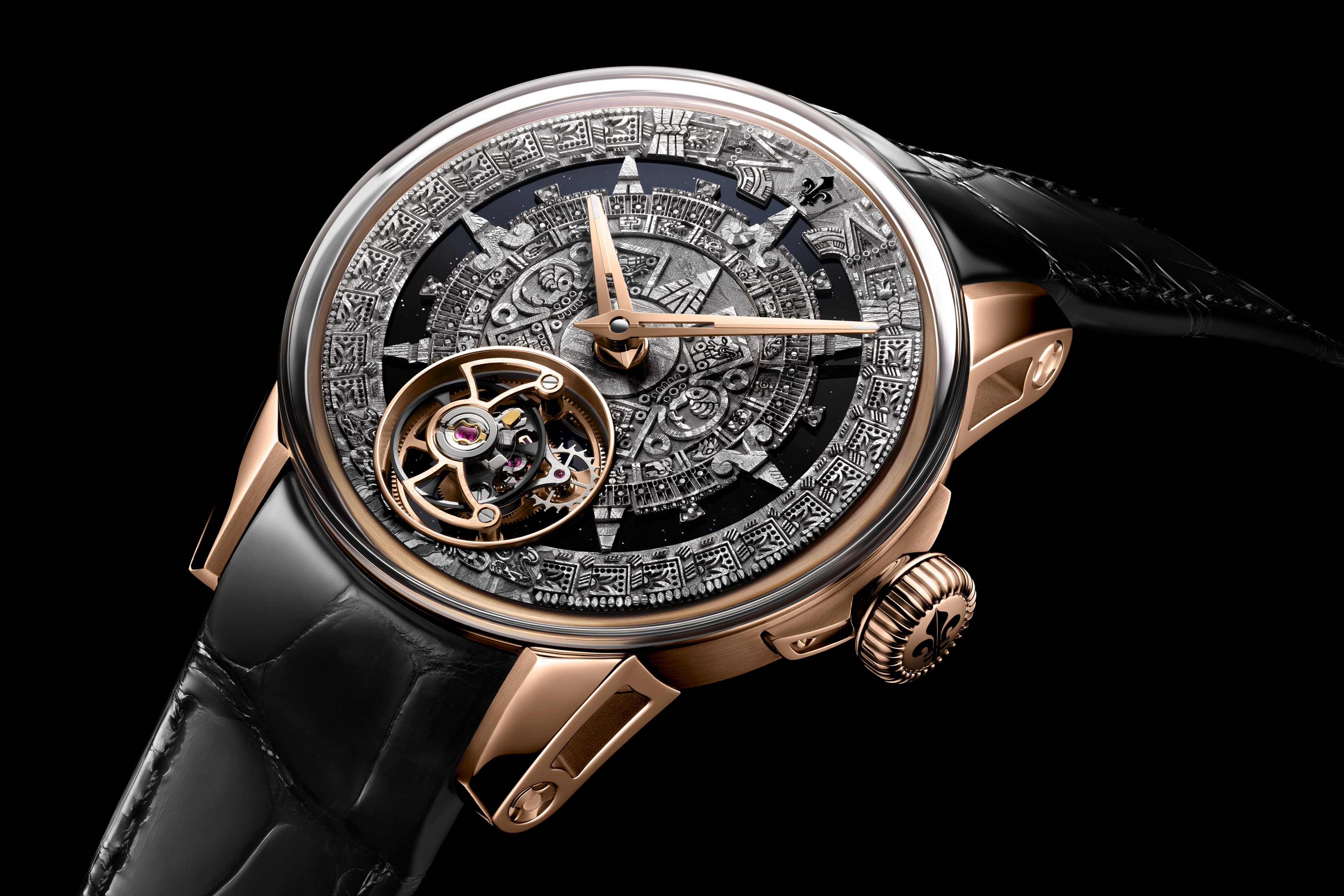 Louis Moinet｜重現太陽石雕刻Fuego Nuevo