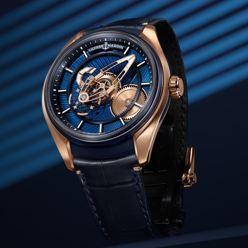 Ulysse Nardin｜Freak [X Gold Enamel] 藍金琺瑯共舞