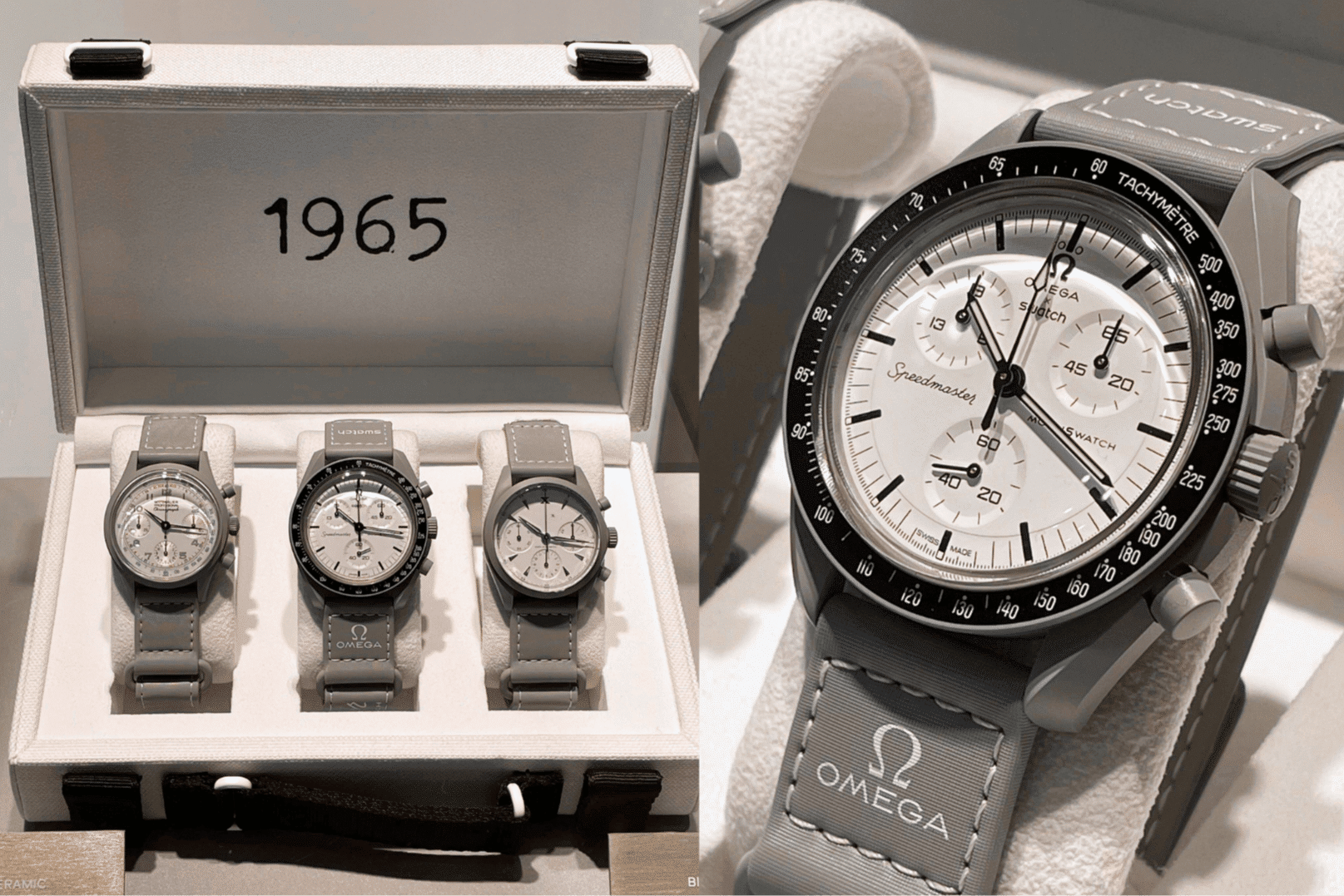 真錶實拍！全新MoonSwatch 1965曝光！黑白灰調復古味濃｜附價錢、香港發售地點