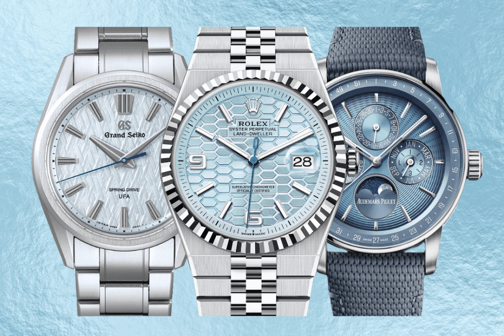 冰藍色腕錶大熱！盤點2025年9款新作：Rolex、Patek Philippe、Audemars Piguet、Grand Seiko登場