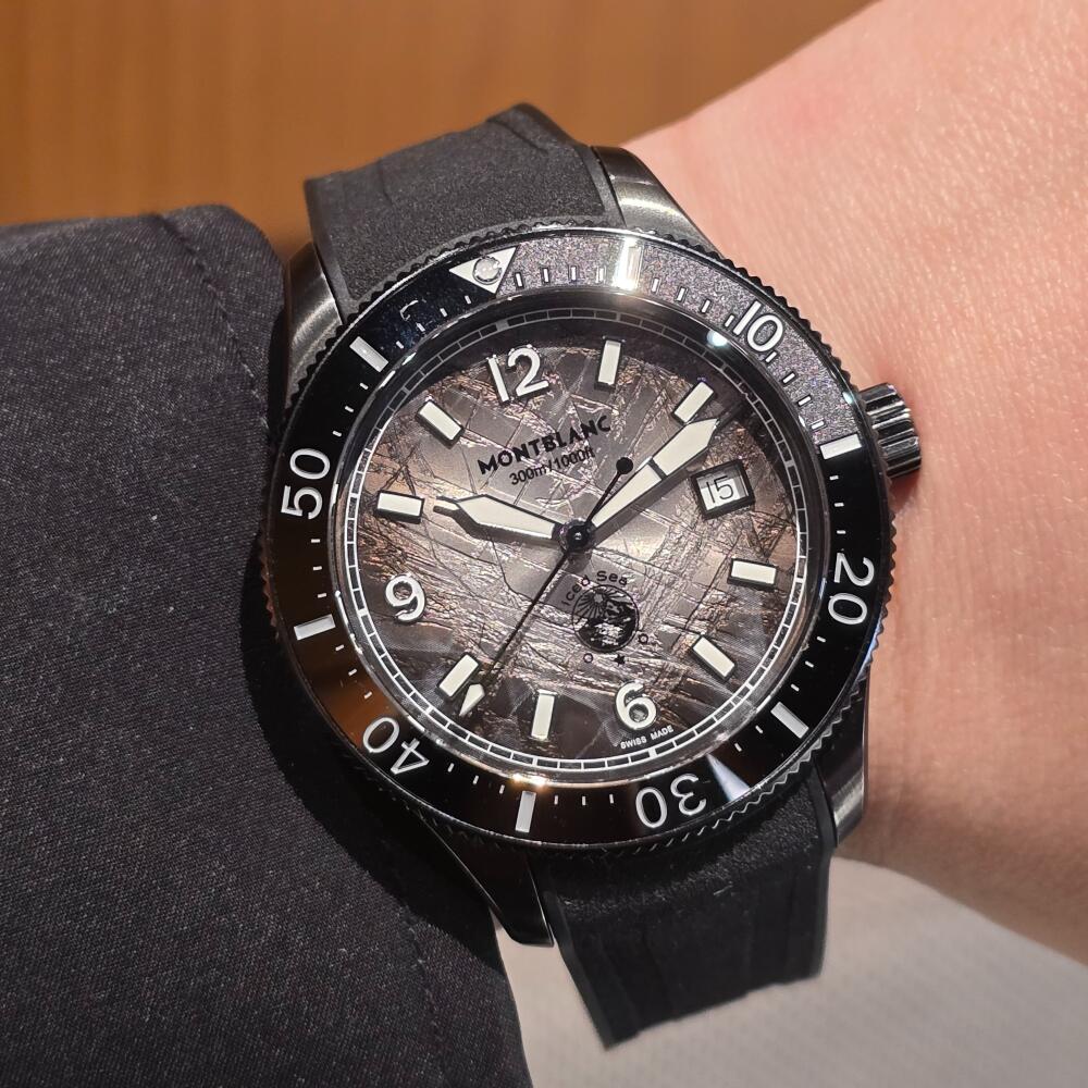 Montblanc Iced Sea Automatic Date 0 Oxygen in Distressed Steel WW25