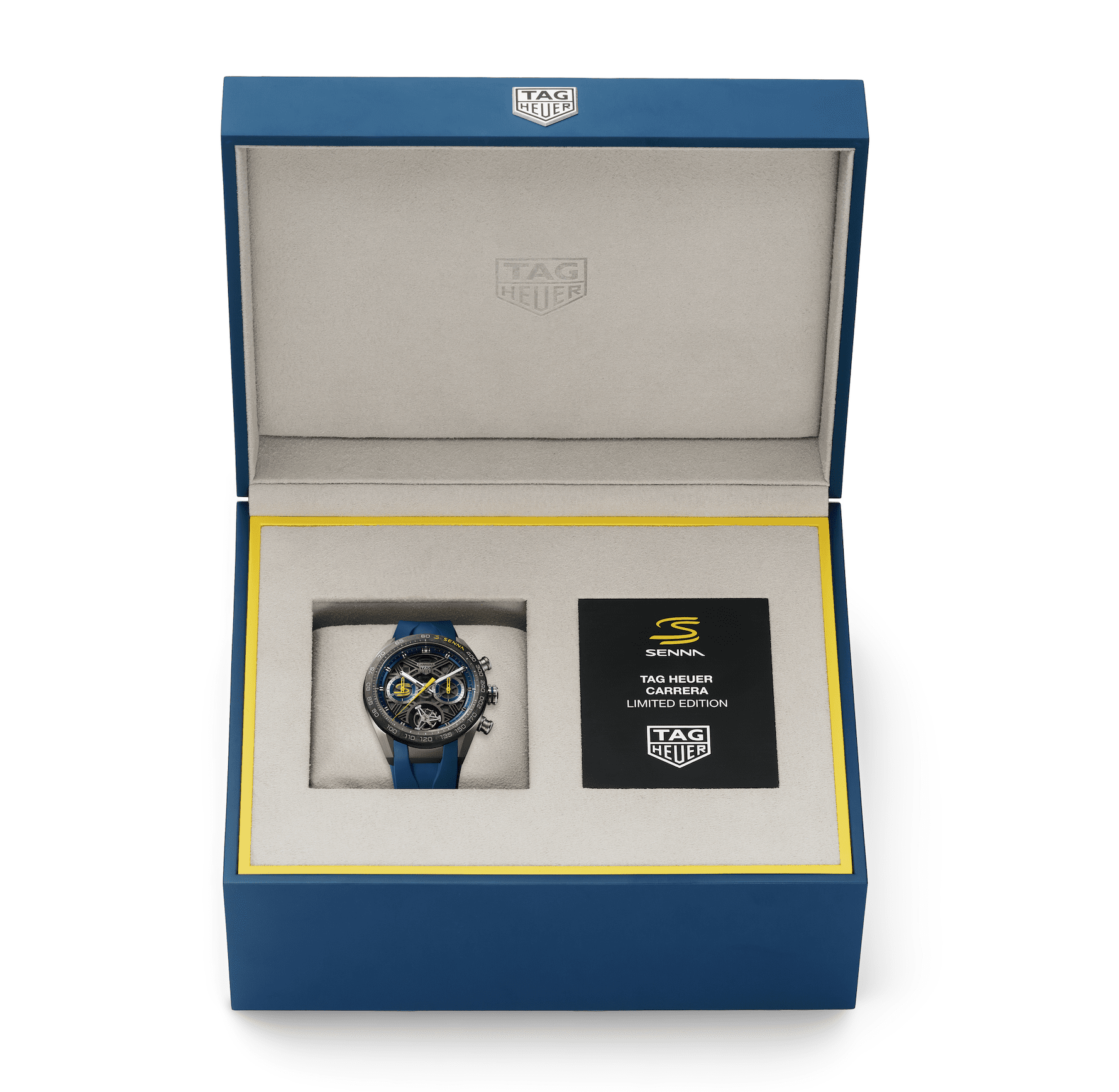 TAG Heuer|Carrera Chronograph Tourbillon x Senna洗拿限量版陀飛輪計時錶