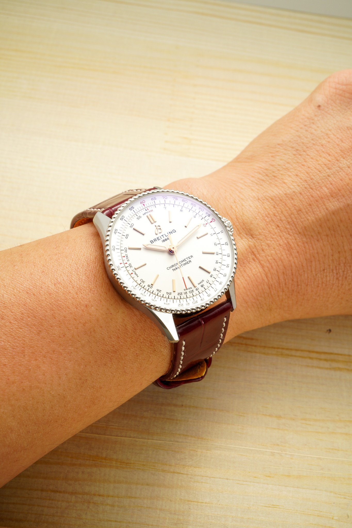 Breitling|新錶實拍:嬌小玲瓏Navitimer