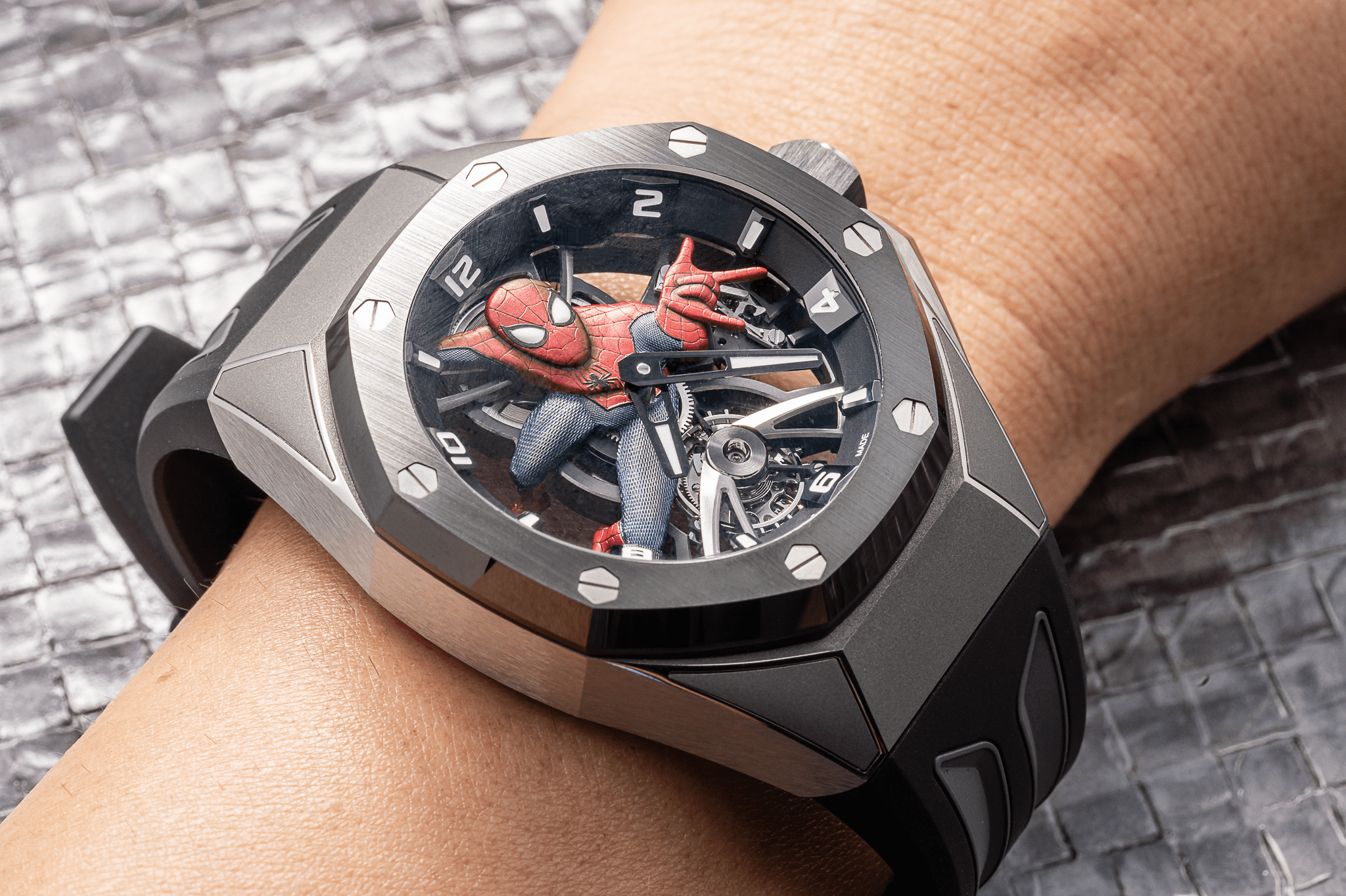 Audemars Piguet|新錶實拍:Royal Oak Concept Tourbillon “Spider-Man”