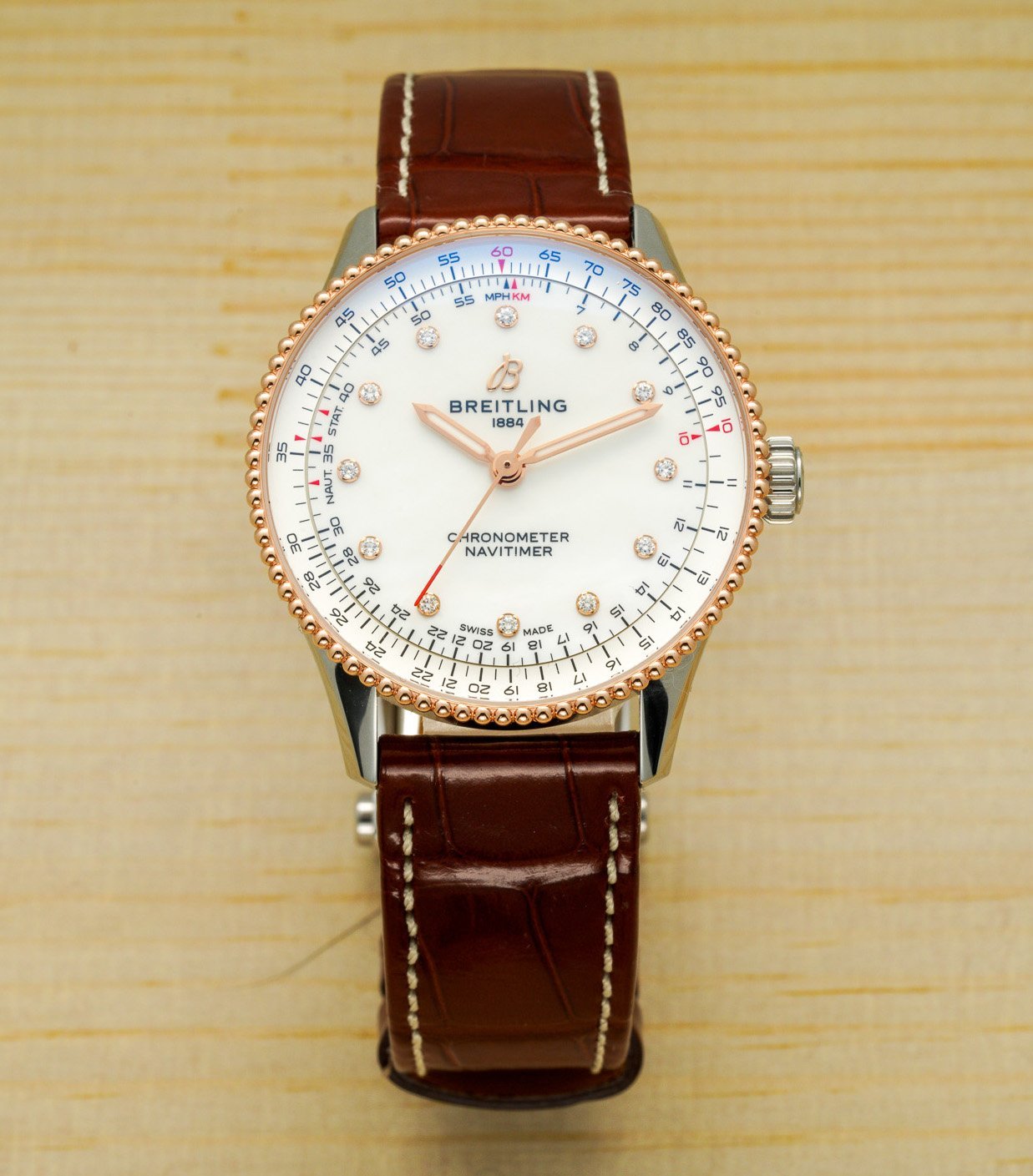 Breitling|新錶實拍:嬌小玲瓏Navitimer