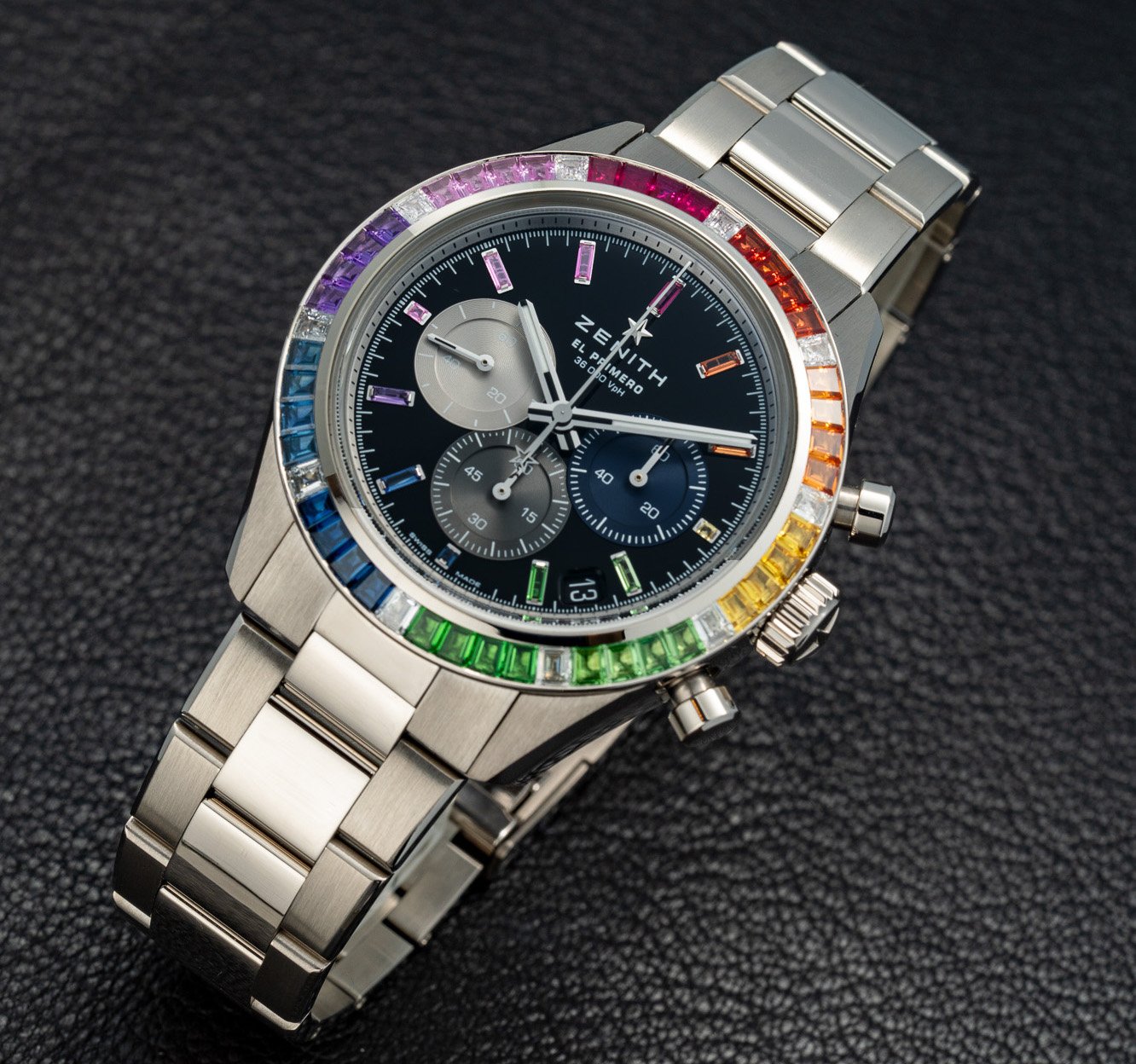 LVMH Watch Week:Zenith實拍|七色彩虹Chronomaster Sport Rainbow