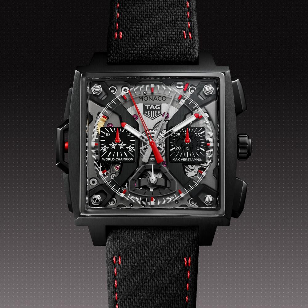 TAG Heuer|F1四連冠車手Max Verstappen專屬Monaco Split-Seconds Chronograph