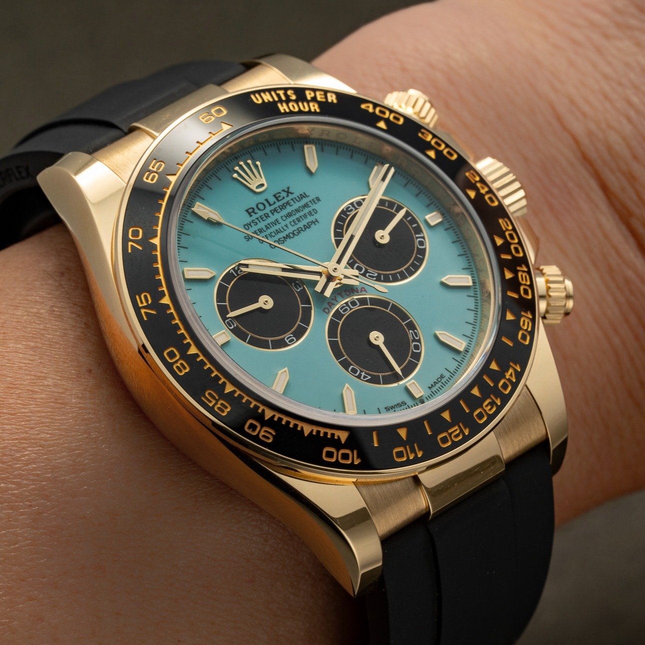 Rolex勞力士2025新錶：Cosmograph Daytona Tiffany Blue版本
