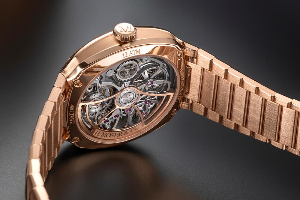 H. Moser & Cie.|Streamliner Tourbillon Skeleton Rainbow注入彩虹靈魂