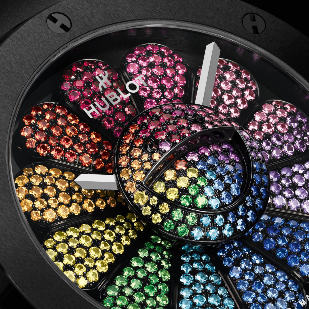 Hublot|Classic Fusion村上隆黑色陶瓷彩虹腕錶11月上拍富藝斯