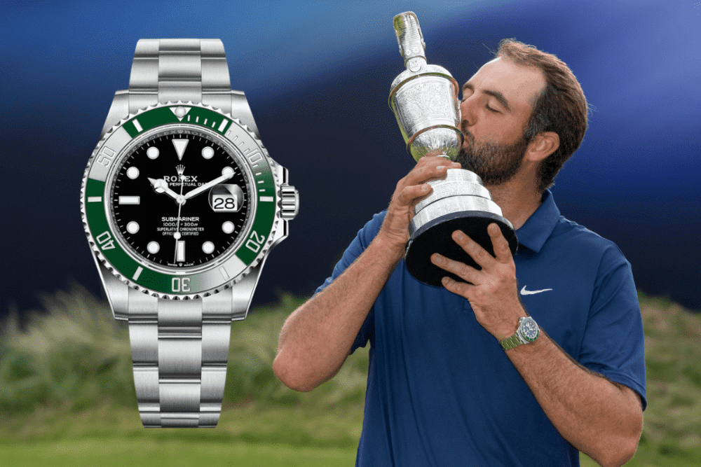 Rolex｜球王Scottie Scheffler戴勞力士綠水鬼捧盃