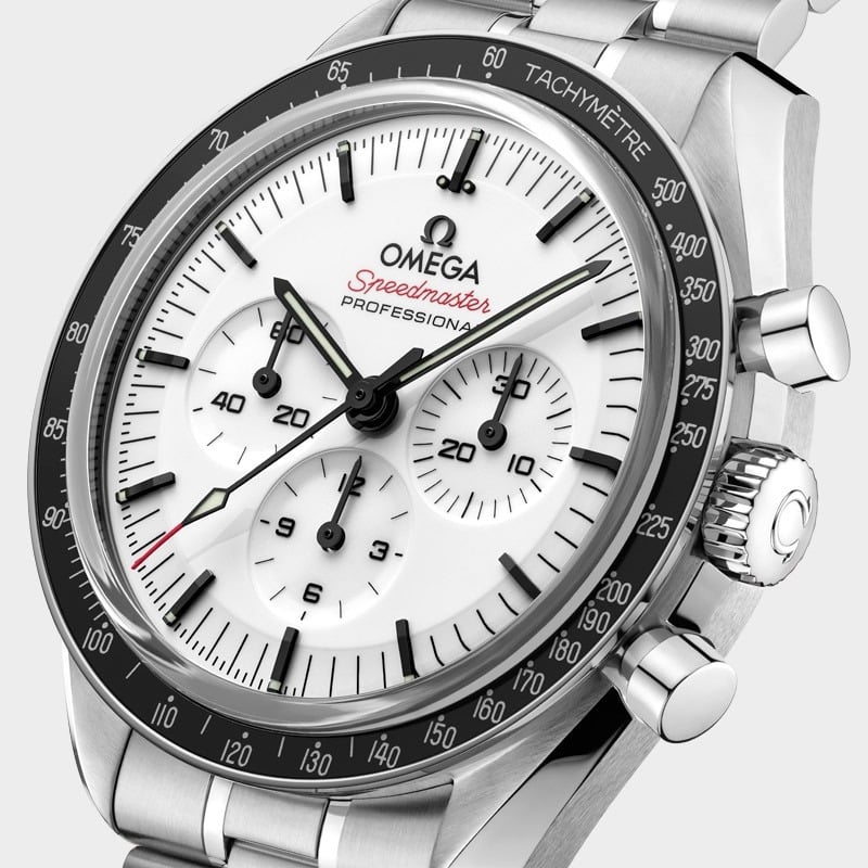 白面腕錶推介｜Omega Speedmaster Moonwatch With Lacquered White Dial