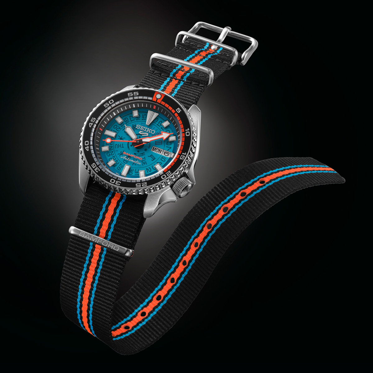 Seiko x Bamford｜半透明Time Sonar風格 5 Sports BAMFORD Limited Edition｜限量2,025枚