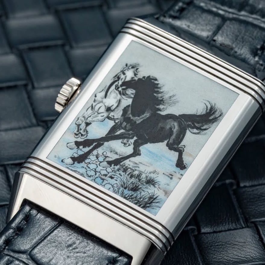 Jaeger-LeCoultre｜新錶實拍：Reverso Tribute Enamel “Xu Beihong” 徐悲鴻限量腕錶