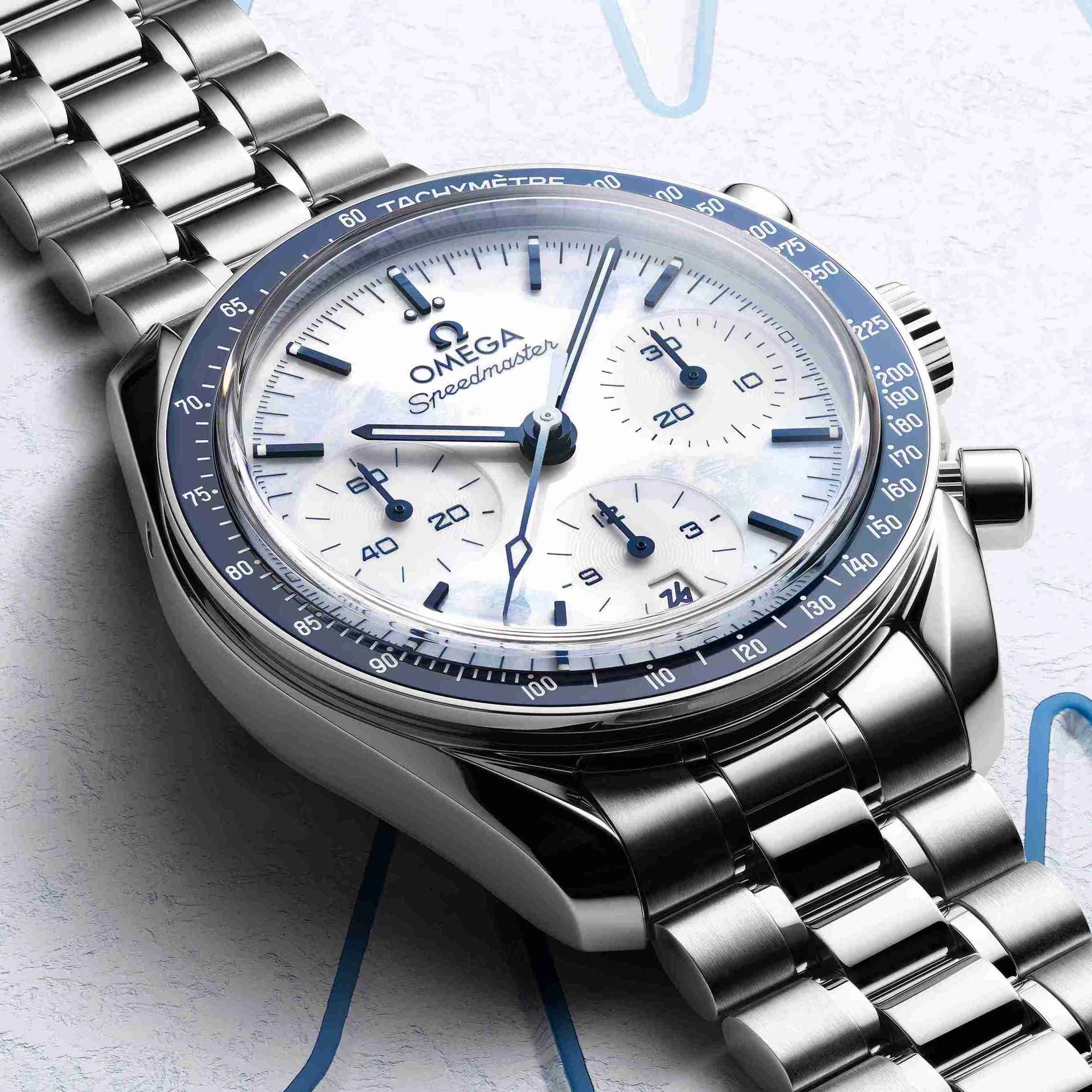Omega｜Speedmaster冬奧紀念版！Milano Cortina 2026白面藍圈38mm腕錶設計與價錢