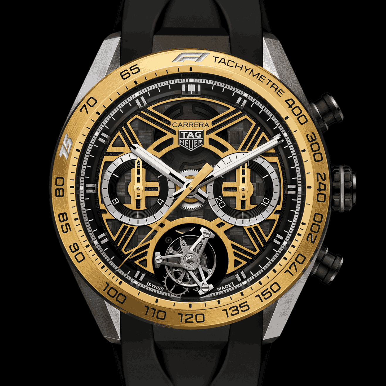 TAG Heuer｜Carrera Extreme Sport三大新作：F1 75周年限量陀飛輪、Twin-Time GMT與玫瑰金Chronograph
