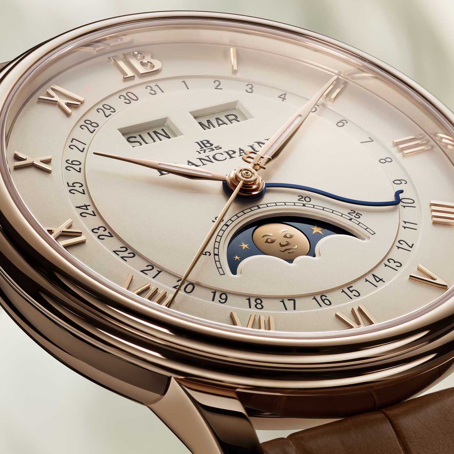 Blancpain Villeret系列3款新作 全日曆月相、超薄三針演繹秋日優雅-11