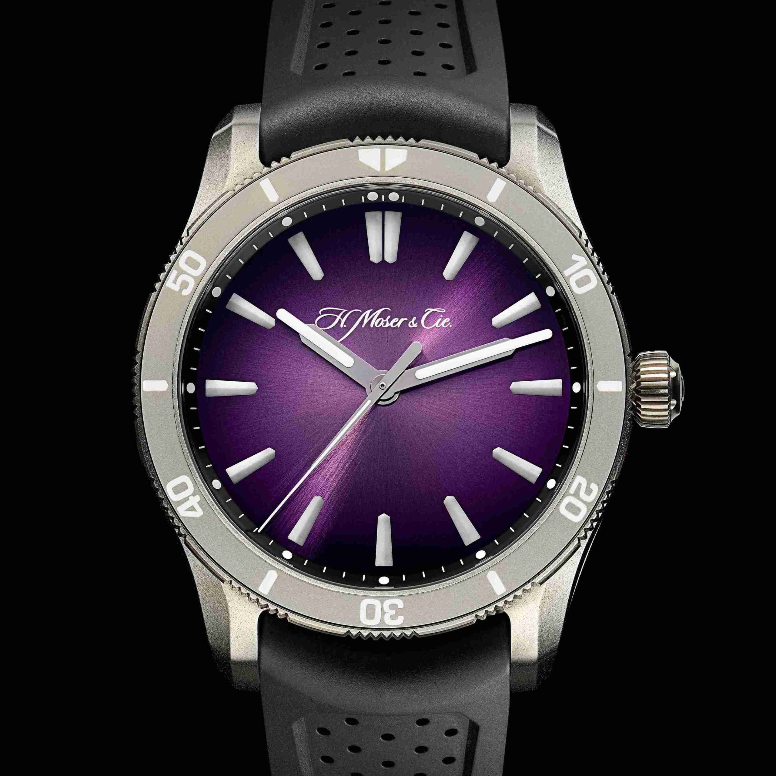 H. Moser & Cie.｜新錶實拍：景福限定電光紫Pioneer Centre Seconds Purple Mist