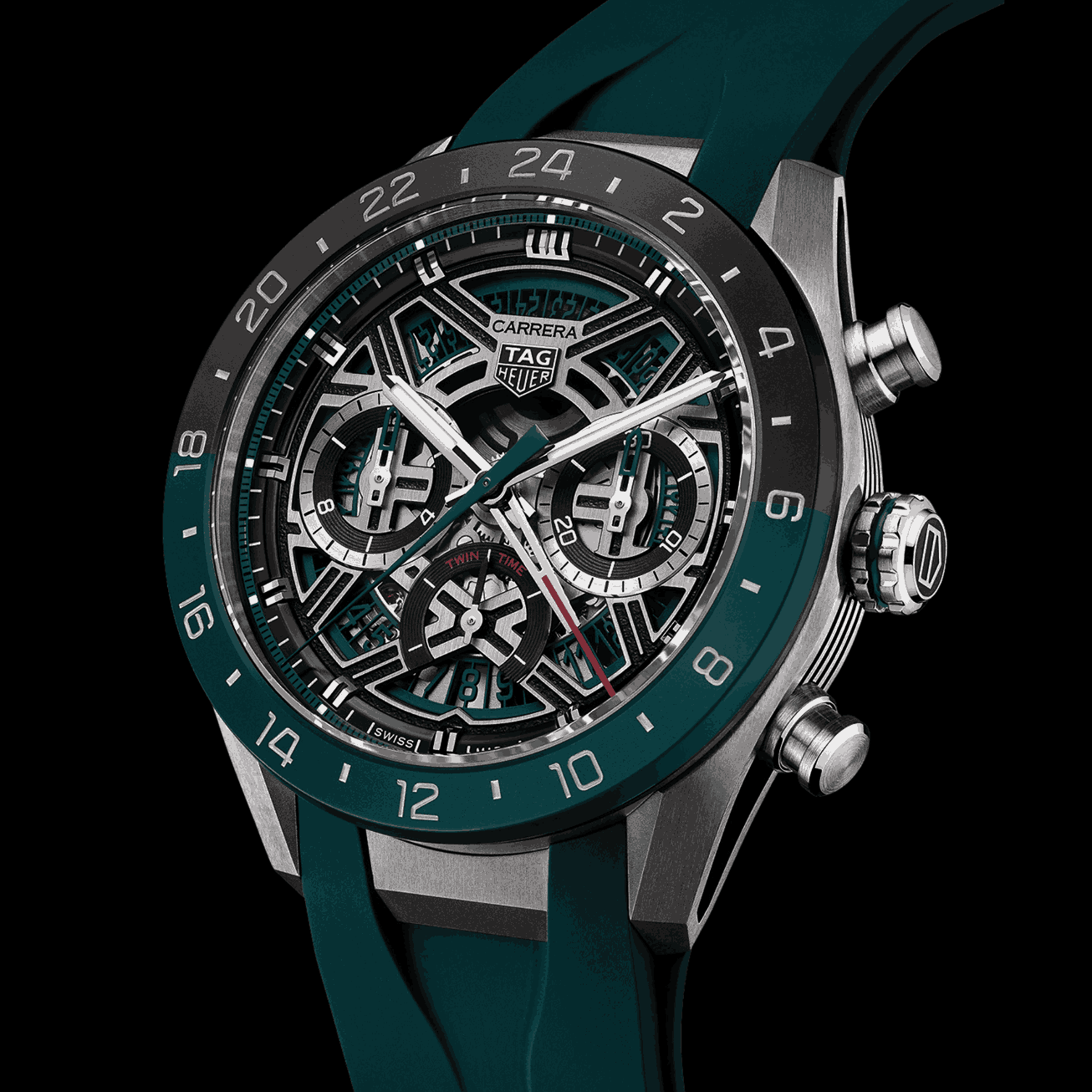 TAG Heuer｜Carrera Extreme Sport三大新作：F1 75周年限量陀飛輪、Twin-Time GMT與玫瑰金Chronograph