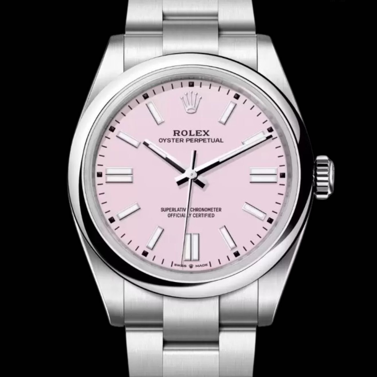 Rolex Oyster Perpetual 41mm 薰衣草紫上手實拍、Rolex OP 41 糖果粉紅 Ref.134300