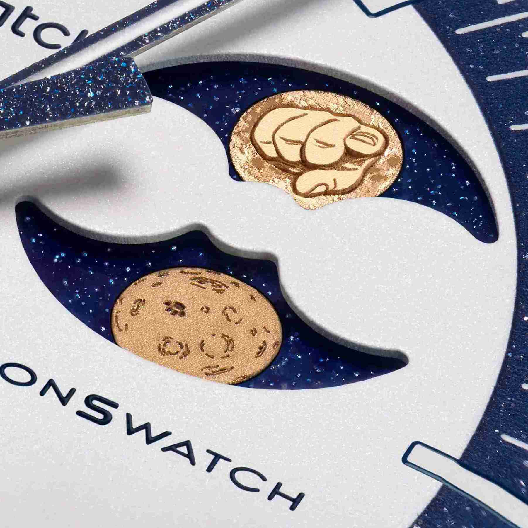 Moonswatch x Snoopy 獵人之月Mission To Earthphase - Moonshine Gold中秋突襲