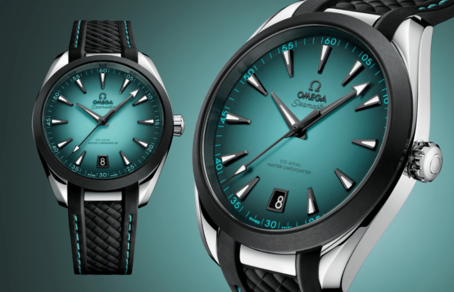 Omega｜海馬換新裝！綠松石面配黑色陶瓷錶圈Seamaster Aqua Terra 150M