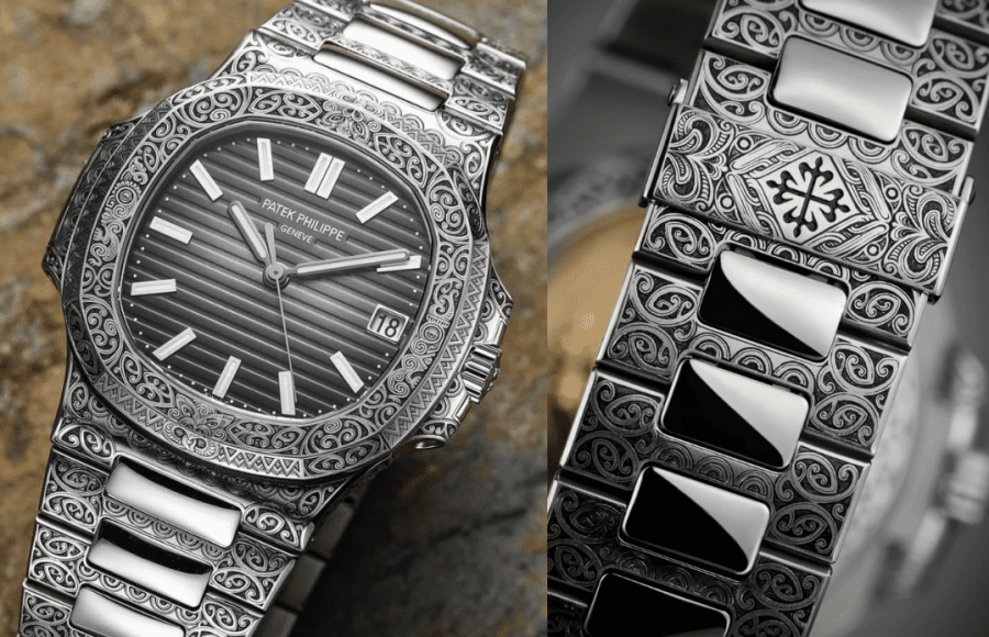 Patek Philippe｜孤品不銹鋼手工雕刻Nautilus 5711 成交價打破拍賣紀錄