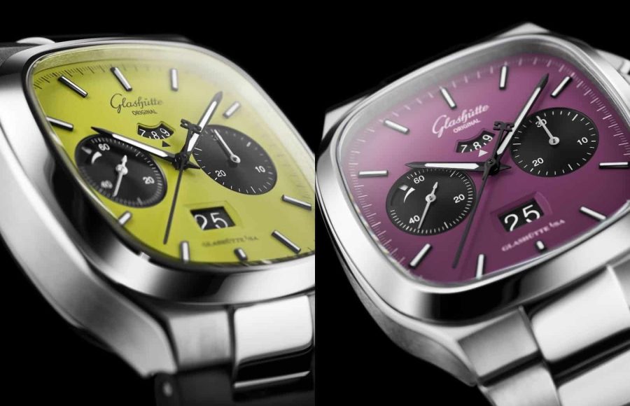 Glashütte Original｜復古霓虹燈 Seventies Chronograph Panorama Date